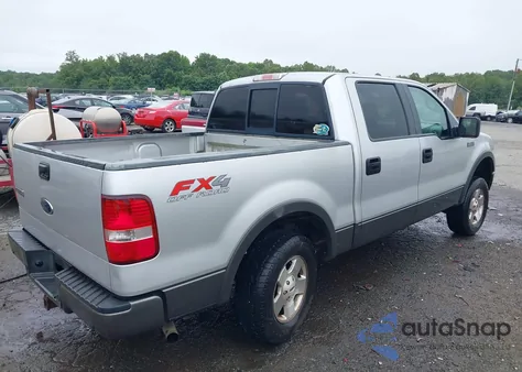 2005 Ford F150 Supercrew из США, поврежденный, VIN 1FTPW14505FA21136